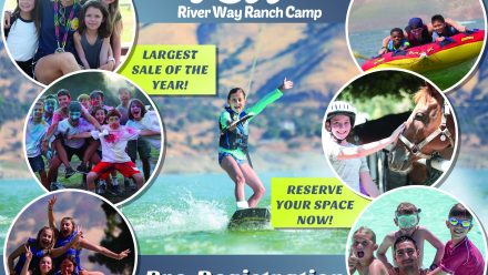 preregistration flyer for river way ranch camp